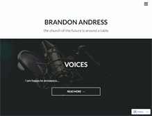 Tablet Screenshot of brandonandress.com
